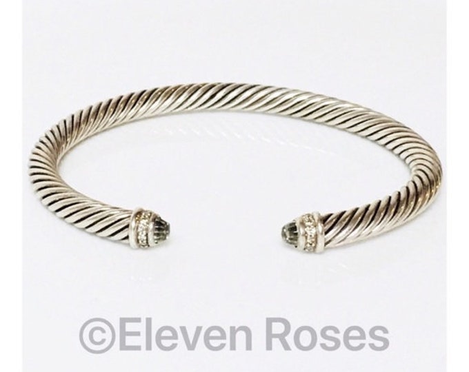 Yurman Prasiolite Diamond Bracelet