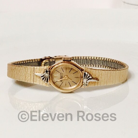 armitron gold watch vintage