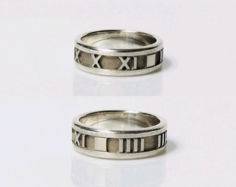Tiffany & Co. 1995 Narrow Atlas Band Ring Free US Shipping