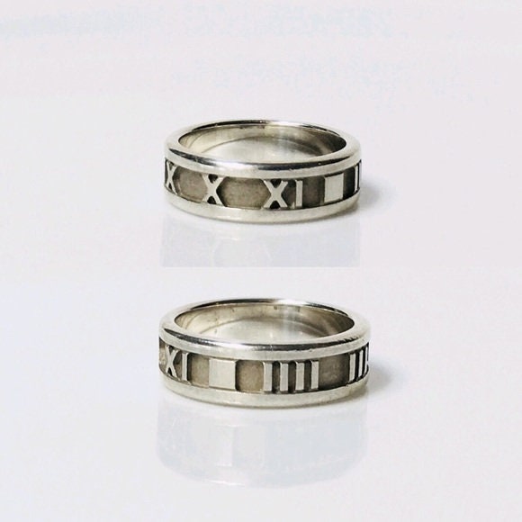 Tiffany & Co. 1995 Narrow Atlas Band Ring Free US Shipping Tiffany & Co. 1995 Narrow Atlas Band Ring Free US Shipping