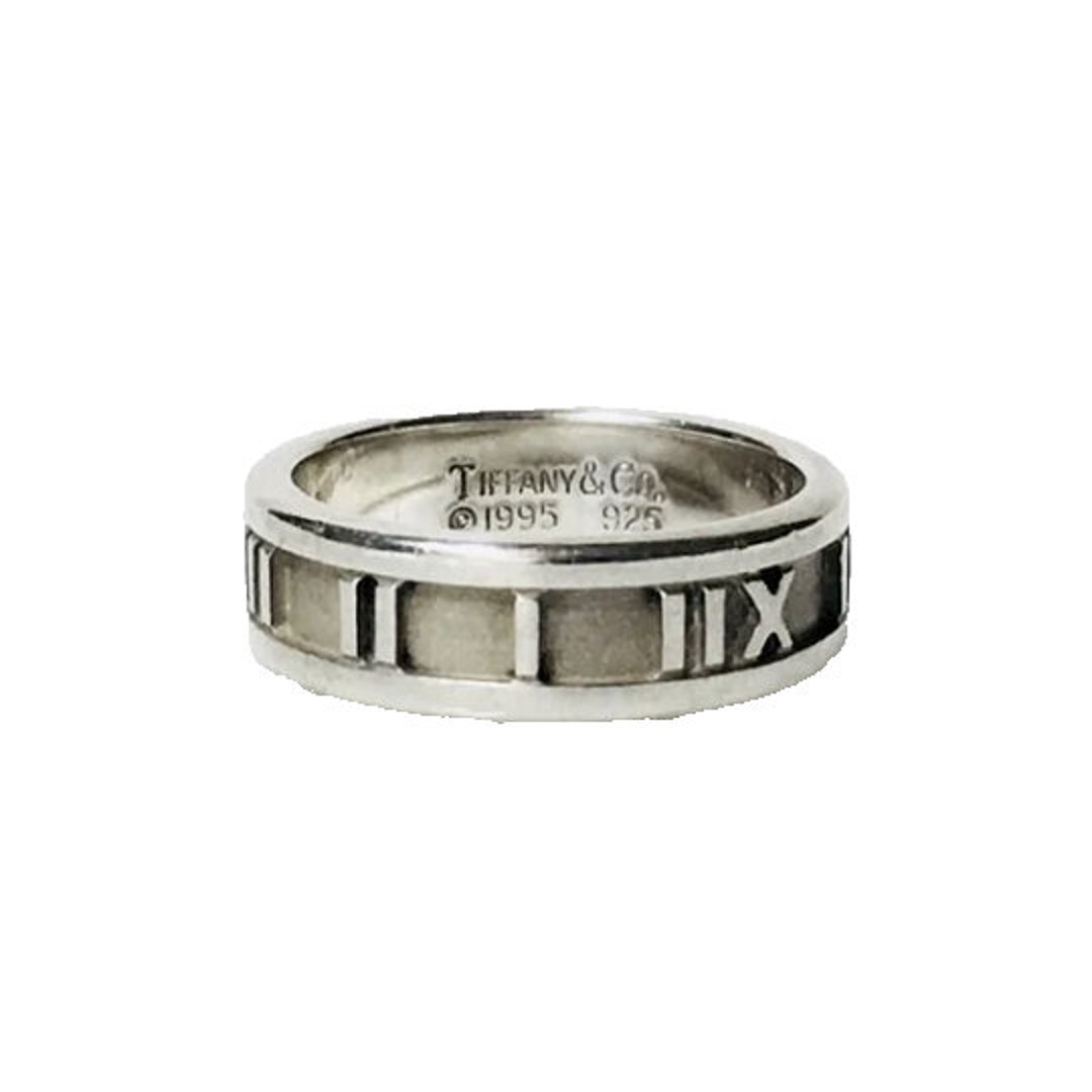 2024春大特価セール！ Narrow 1995 Co. & Tiffany Atlas Shipping US Free Ring Band シルバー