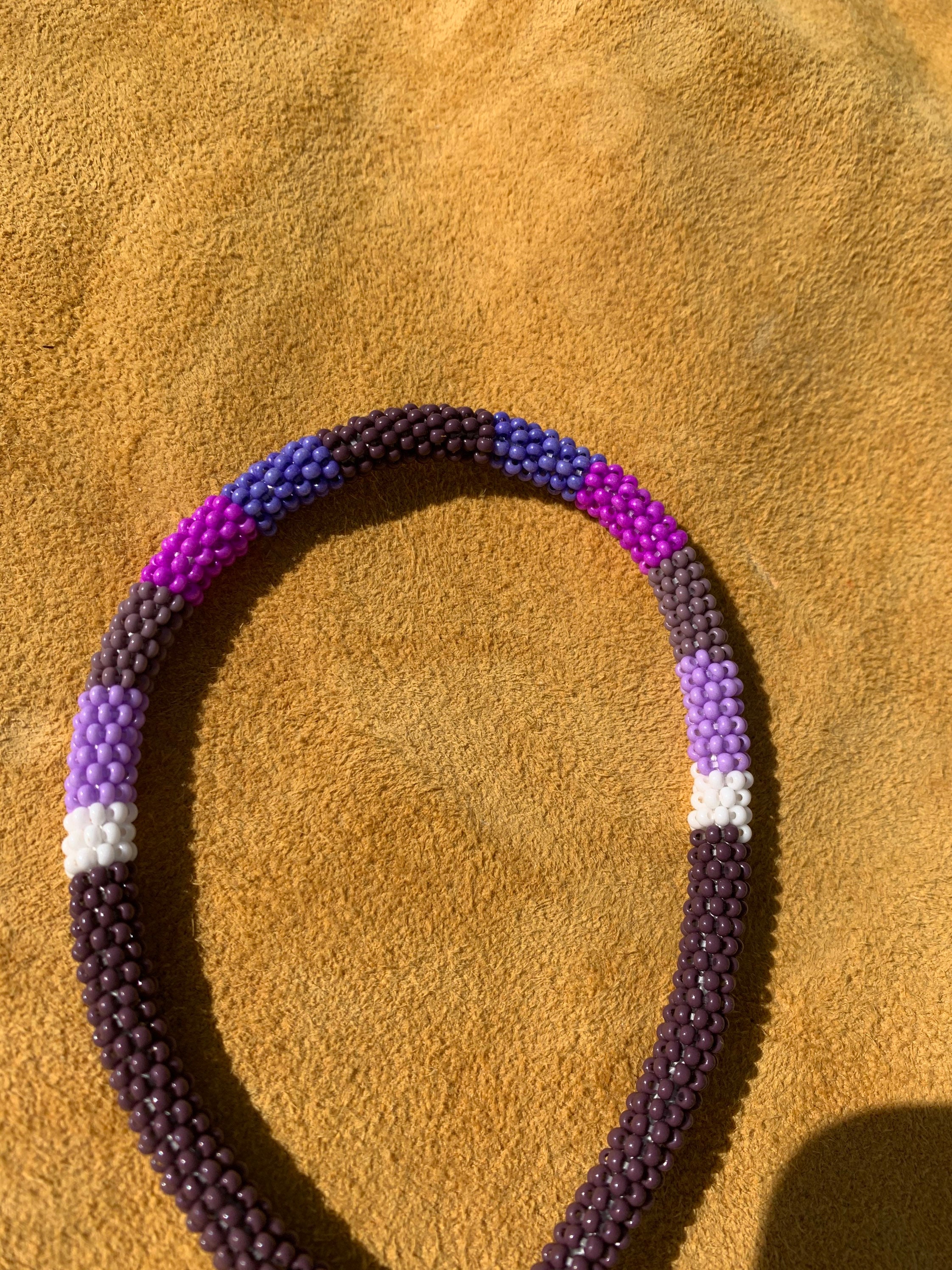 Purple NATIVE BEADED KEYCHAIN Gift Idea Elegant Key Etsy