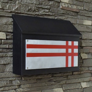 Mid-Century Modern Wall Mount Mailbox - Frank Lloyd Wright Inspired
