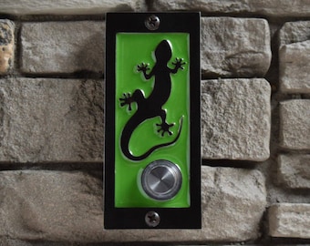 Gecko Doorbell with Lighted Button