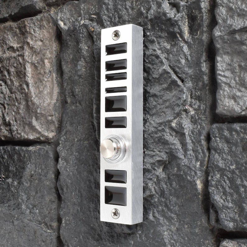 Modern Doorbell With Lighted Button - Etsy