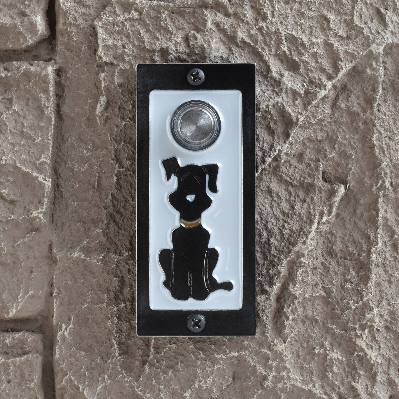 Dog Doorbell With Lighted Button Etsy