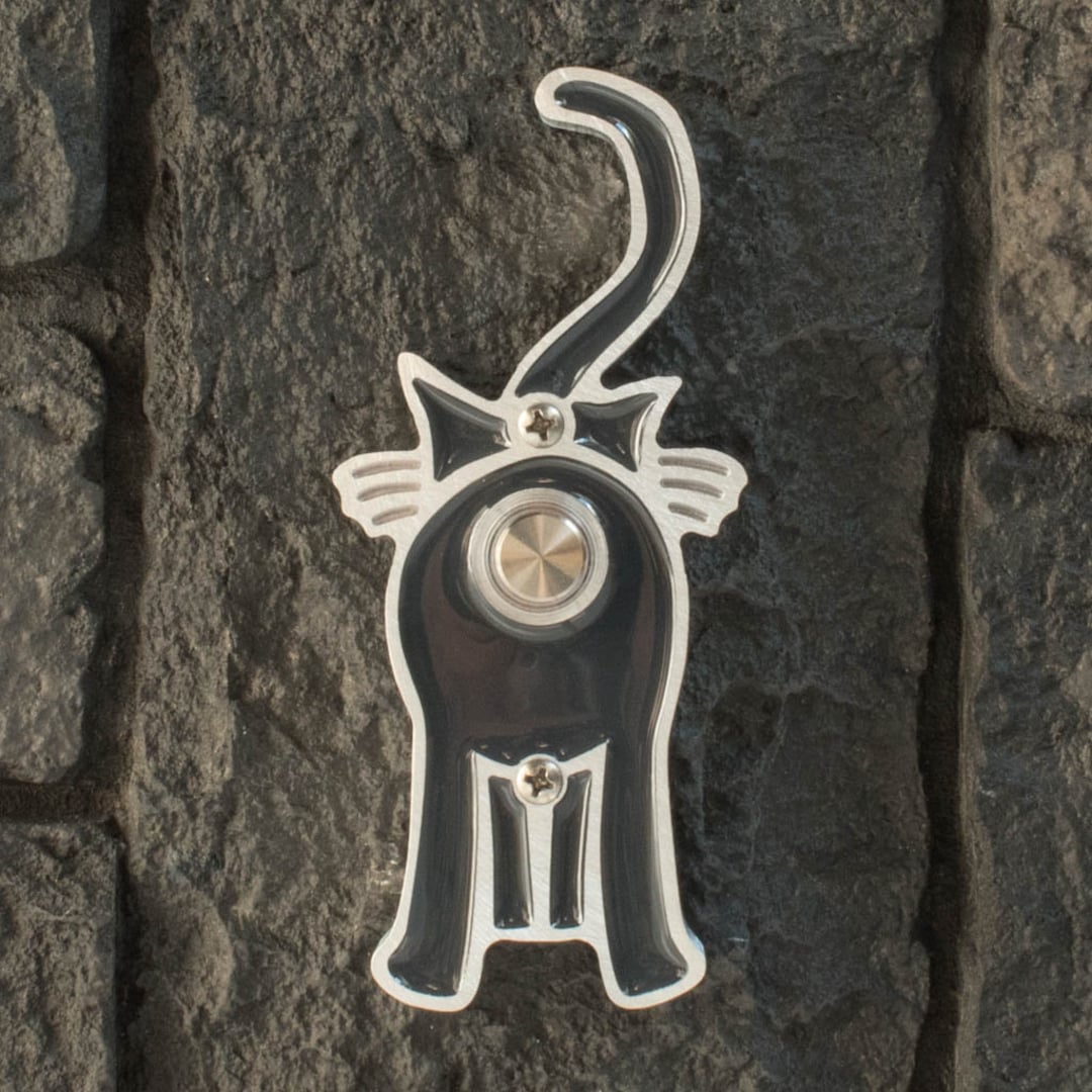 Cat Butt Doorbell With Lighted Button