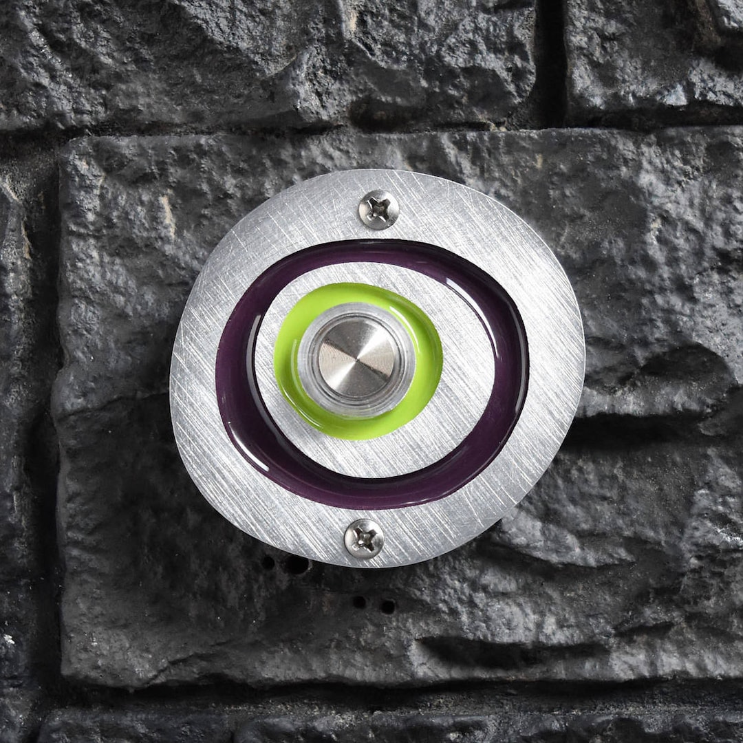 Modern Doorbell With Lighted Button - Etsy