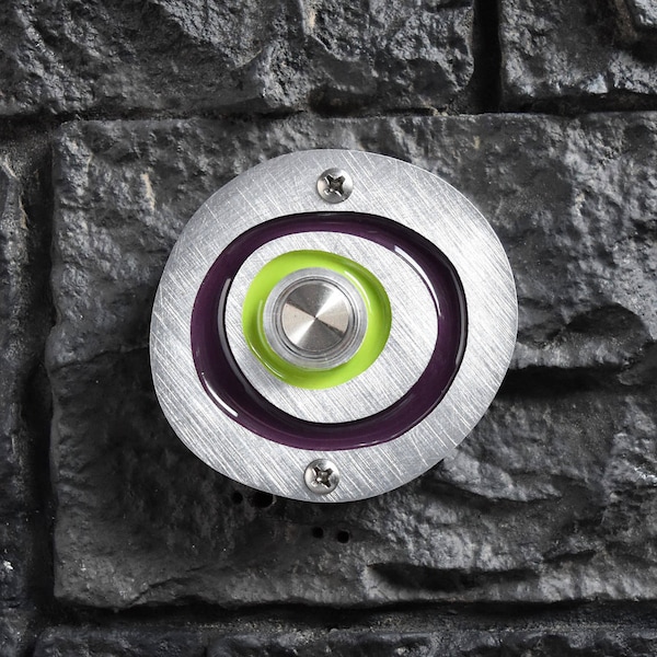 Modern Doorbell with Lighted Button