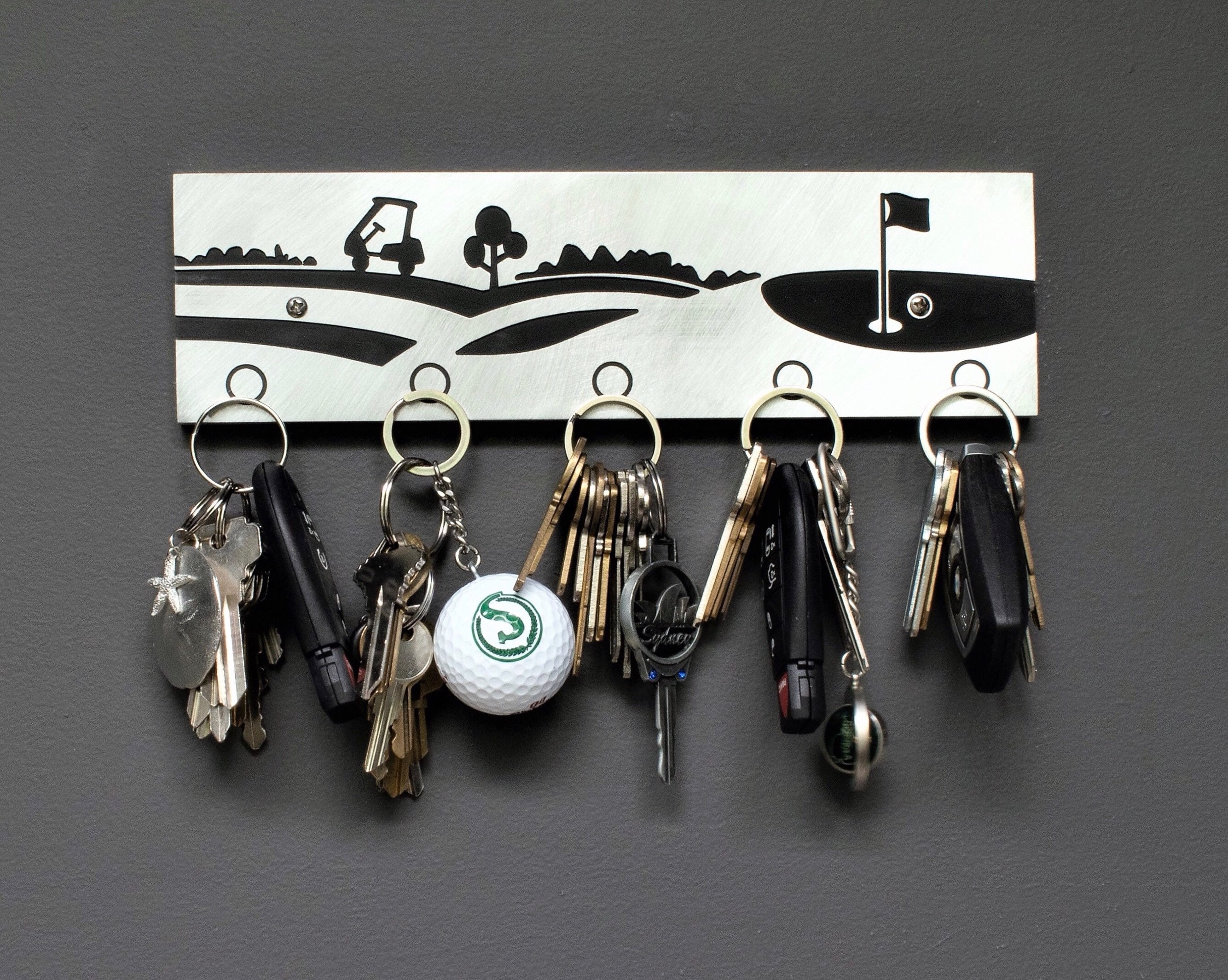 Golf Key Rack - Etsy