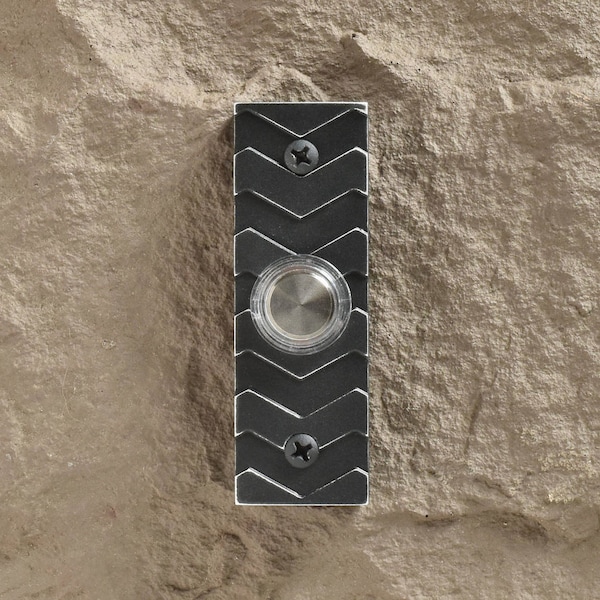 Mini Chevron Doorbell with Lighted Button