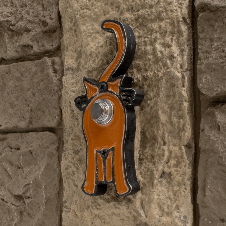 Cat Butt Doorbell With Lighted Button Etsy Canada