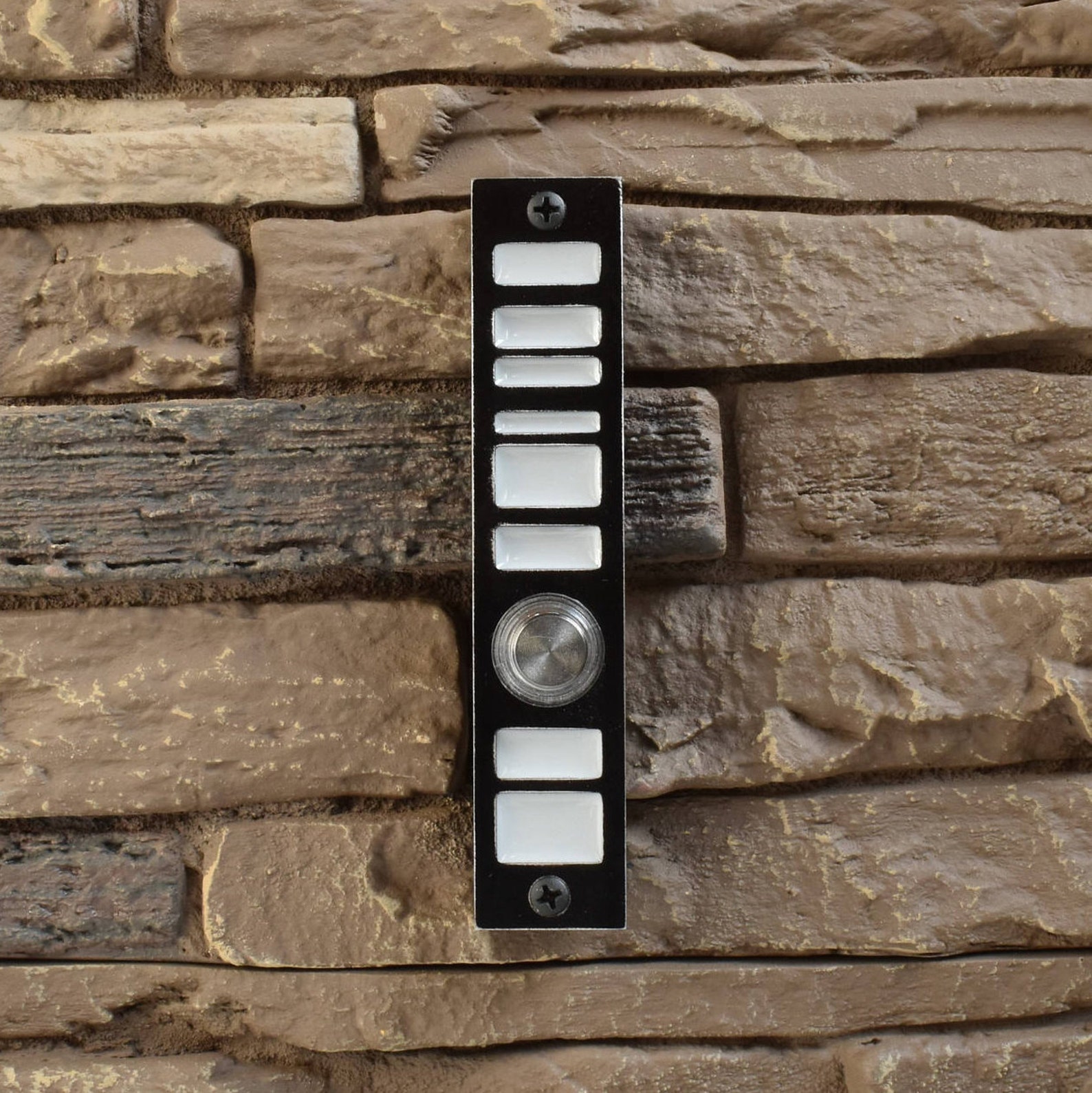 Modern Doorbell With Lighted Button - Etsy