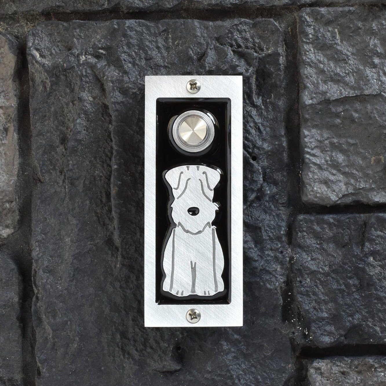 Dog Doorbell with Lighted Button Etsy