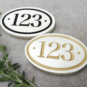 Vertical House Number Sign 3.5x13, House Number Column Plaque, House Number Plaque for Narrow Spaces, Mailbox Number Plaque image 8