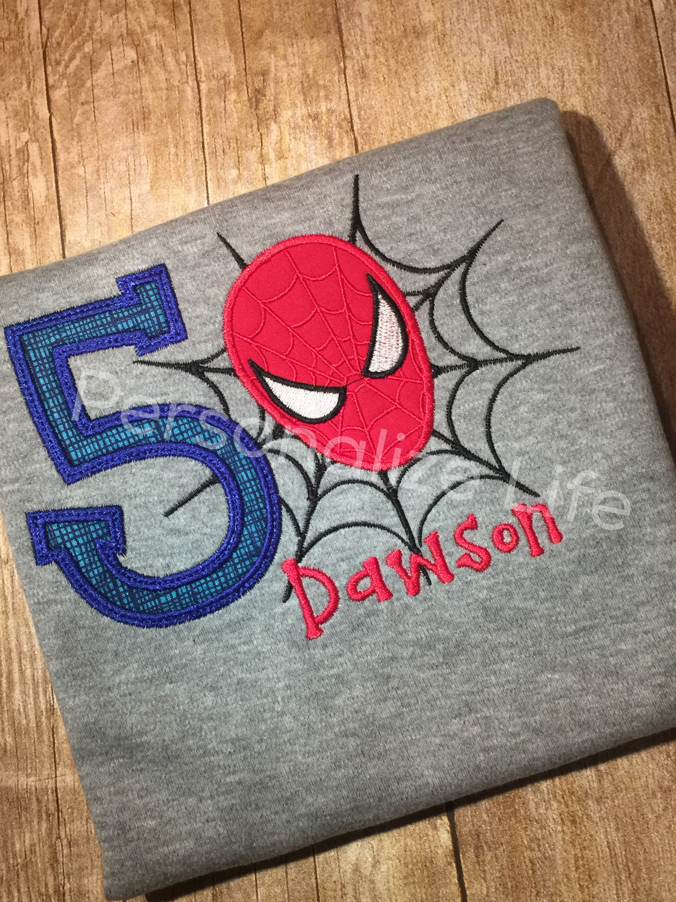 spiderman birthday shirt 5