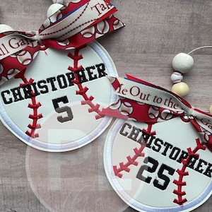Baseball Tag, Basketball Tag,Football Tag, Bogg Bag Tag, Sports Tag, Custom Baseball tag