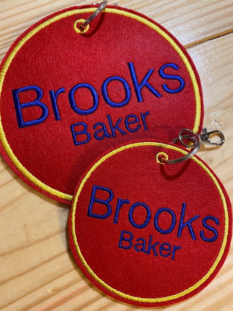 Personalized Name Tagbackpack Name Tags Monogrammed Backpack Etsy