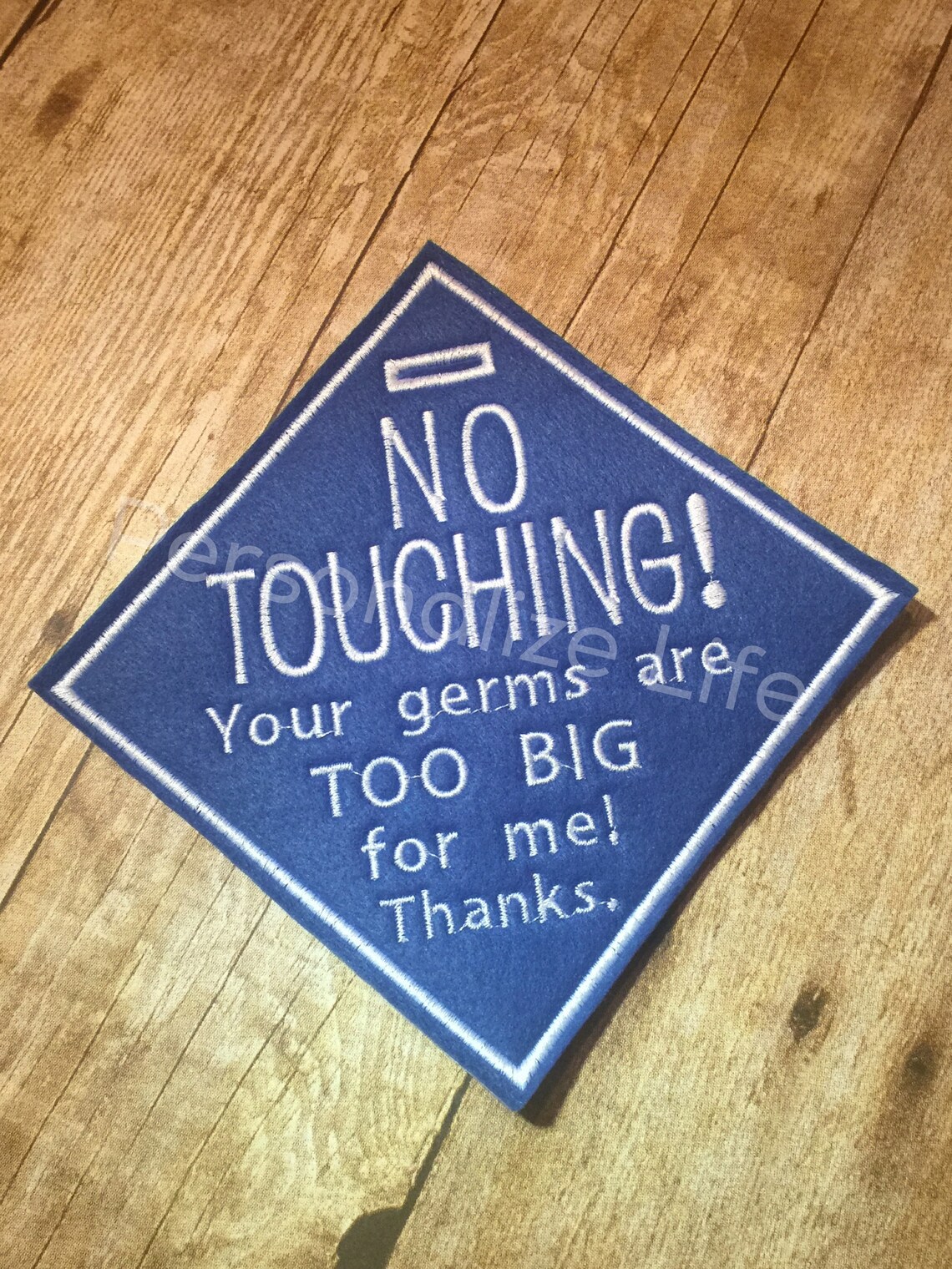 No Touching Your Germs Are Too BIG for Me Sign Car Seat Sign Etsy