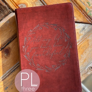 Engraved Bible, Personalized Bible, Study Bible, ESV Bible, Engraved ESV Bible, bible journaling, Christian gift, baptism gift