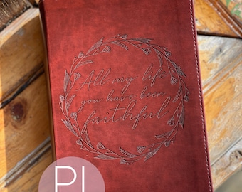 Engraved ESV Bible: Personalized Leather Study Bible, Christian Gift