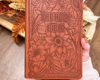 Engraved NASB Bible, Personalized Leatherette Christian Gift