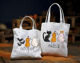 Halloween Treat Bag, Trick or Treat Bag. Girls Halloween Bag, Boys Halloween Bag