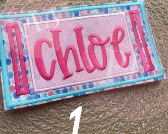 Personalized Backpack Tag: Modern Name Tag for Pottery Barn Bags