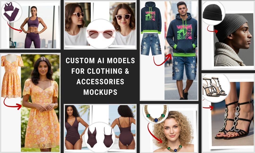 Example Model And Mockup Custom Mockup Service, Realistic Product Mockups for POD & E-commerce ...