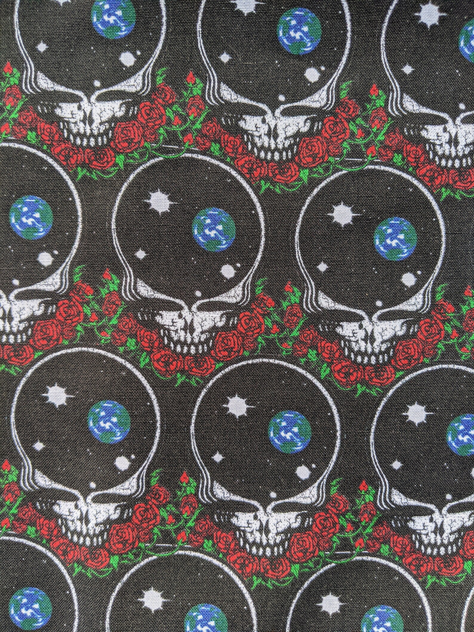 Grateful Dead Fabric 1 Yard Free Shipping Etsy