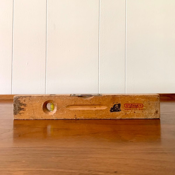 Antique Wood Level Etsy