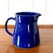 Arabia Finland Kilta Blue Ceramic Pitcher Designed by Kaj Franck