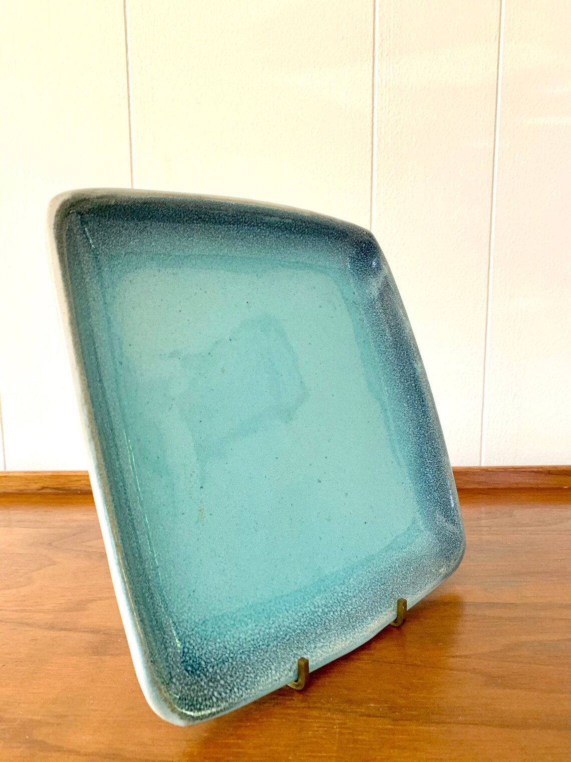 Mid Century Glidden Pottery Plate Etsy