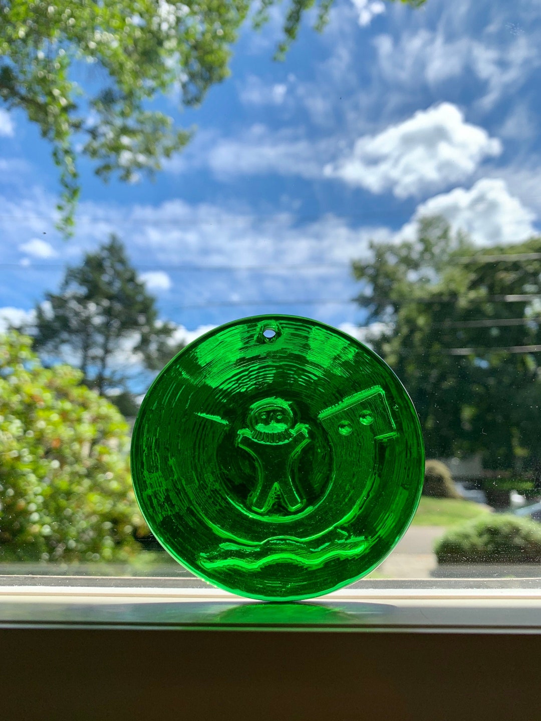 Vintage Holmegaard Noahs Arc Glass Suncatcher by Michael Bang Etsy