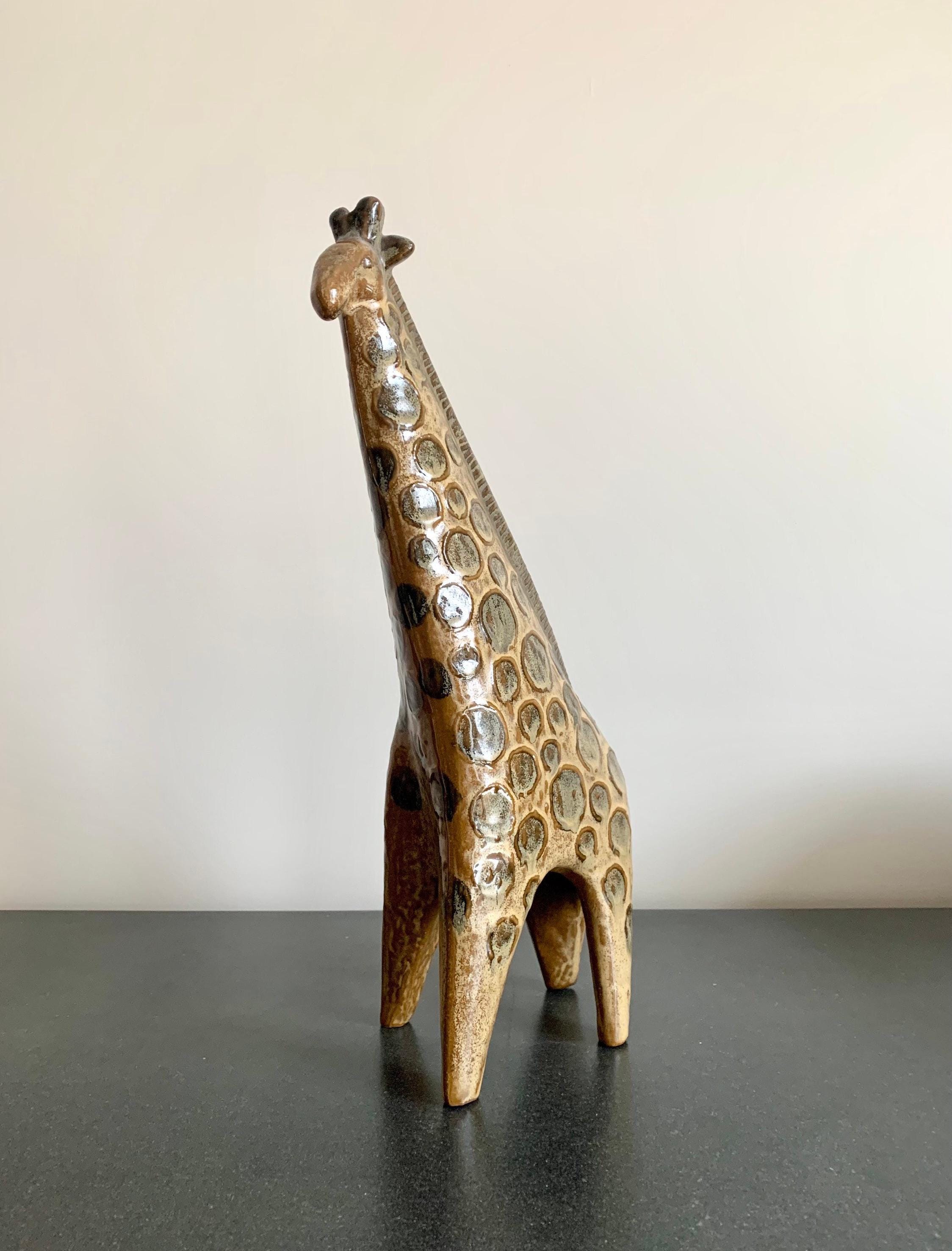 Vintage Gustavsberg Zoo Series Giraffe Designed by Lisa Larson - Etsy