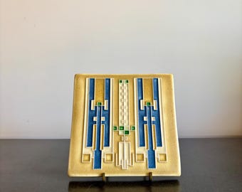 Vintage Frank Lloyd Wright Avery Coonley House Tile by Motawi Tileworks
