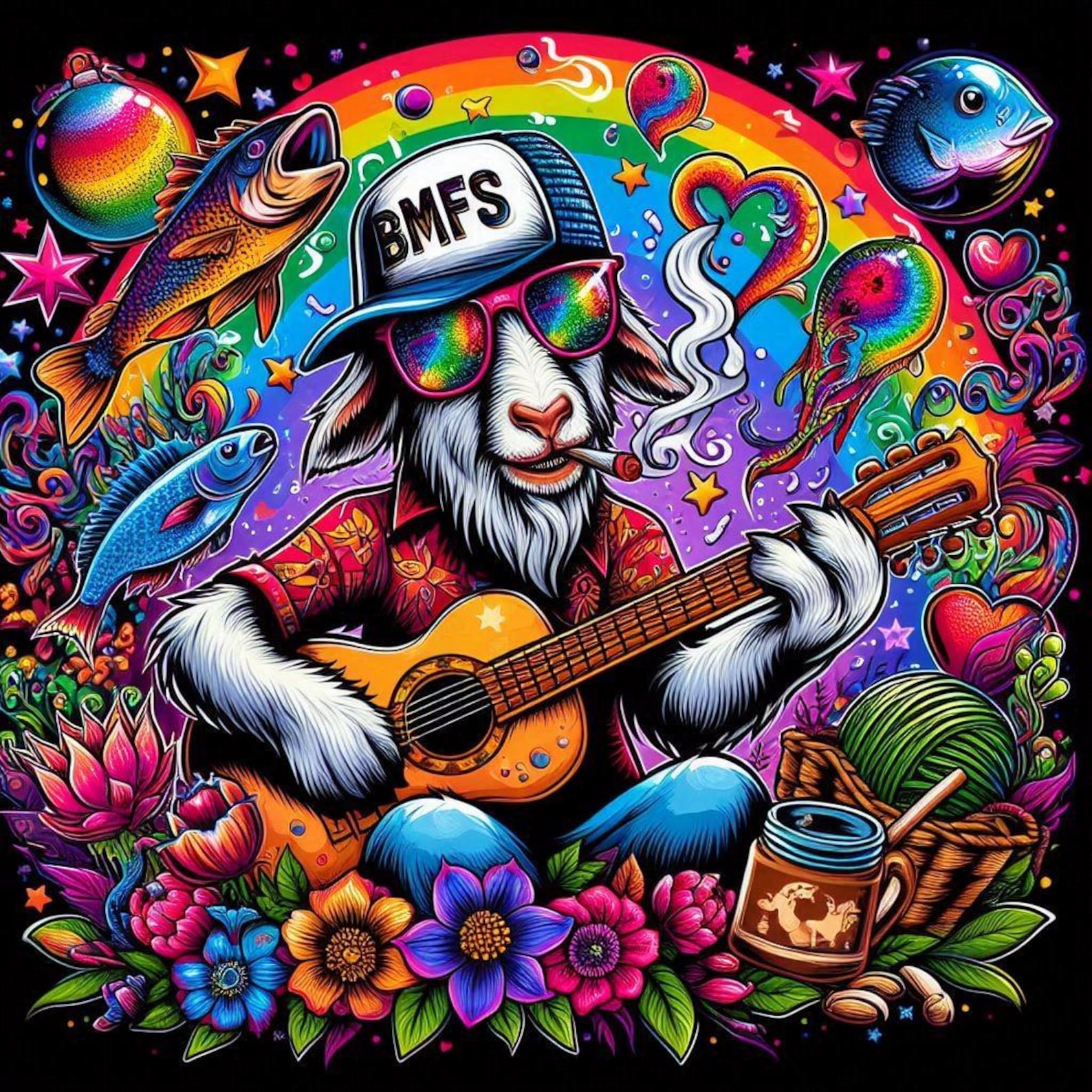 Billy Strings Sticker, BMFS Sticker, Bluegrass, Fun, Funky, Unique. - Etsy