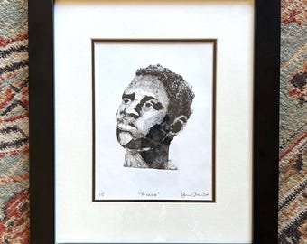 Prince - Colagrafía impresa a mano; Edición limitada; Firmada, sin marco