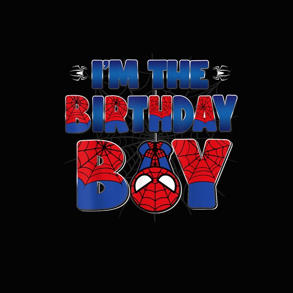 Spiderman Birthday Boy Png, Family Birthday Spiderman Png, Spiderman Birthday Png, Spidey Birthday Boy,Spider Hero Birthday Boy Png Download