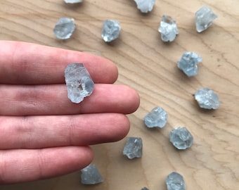 Raw Celestite Crystal 7-8 carats Celestine Gemstone smallmedium