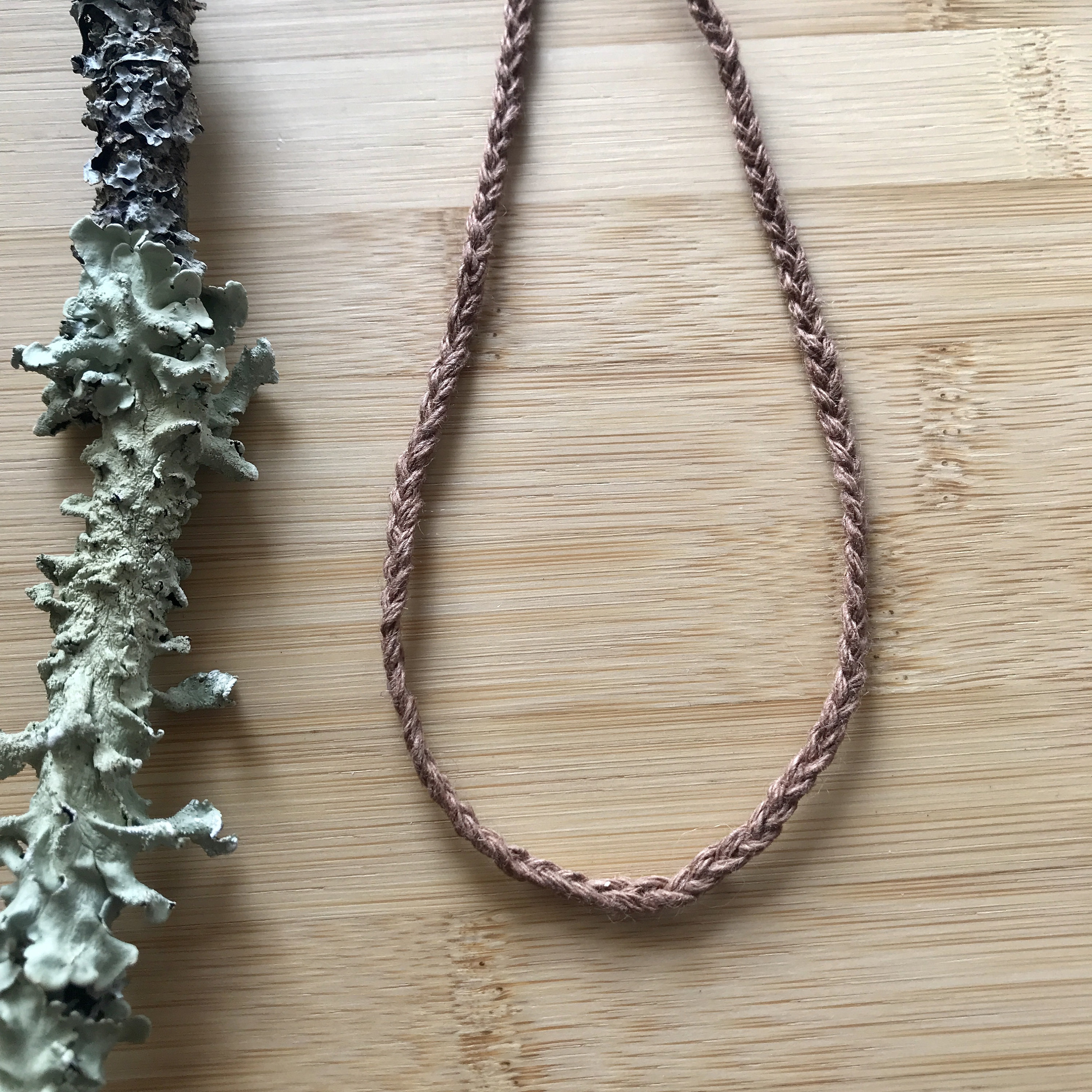 Hemp cord necklace Clearance