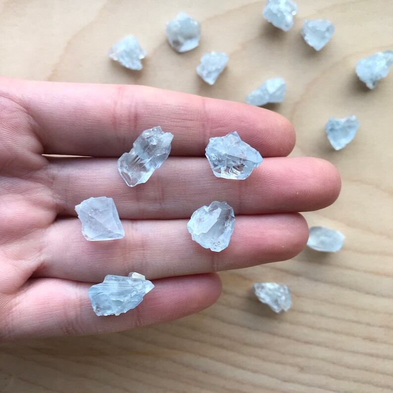 Raw Celestite Crystal 7-8 carats Celestine Gemstone smallmedium