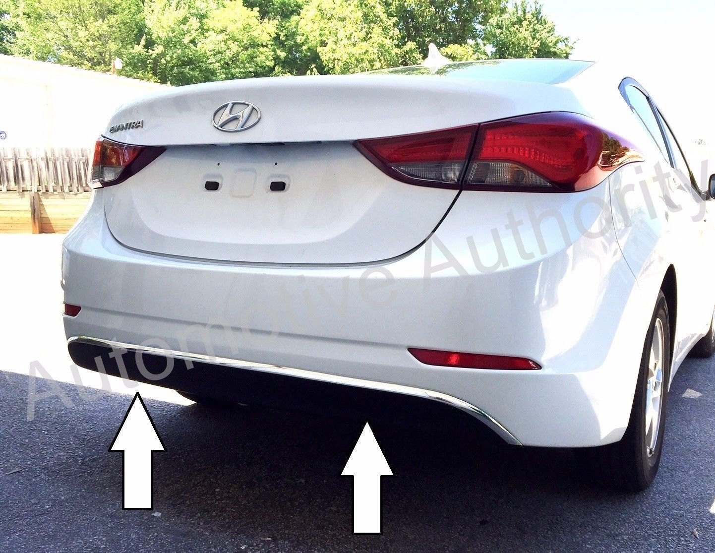 Chrome Rear Bumper Trim For HYUNDAI ELANTRA 1116 Etsy