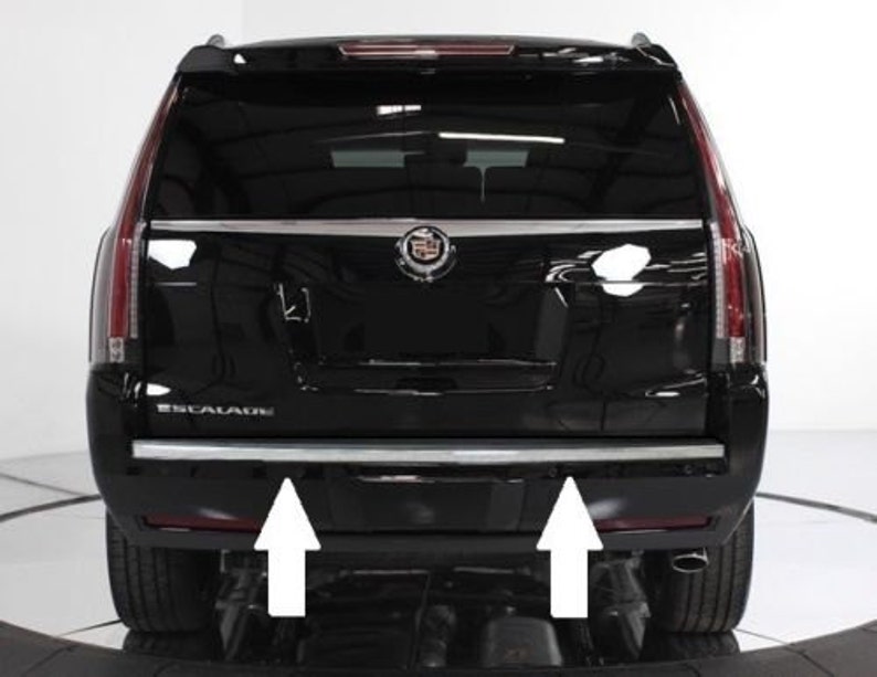 Chrome Rear Bumper Trim Molding Kit for Cadillac Escalade Etsy