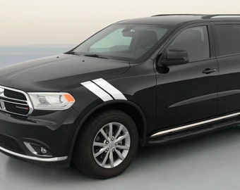 10 cm dekalkit med dubbel skärmkant och hashmarkering för användning på Dodge Durango - Flera färger tillgängliga