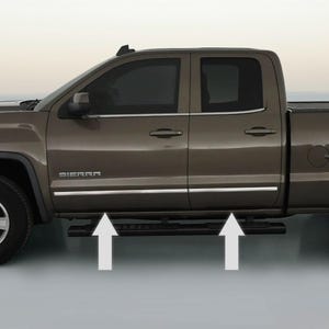 Chrome Side Door Trim Rocker Panel Molding Kit For 2014-2017 GMC SIERRA