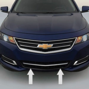 Chrome Front Bumper Trim Kit For 2014-2017 CHEVY IMPALA