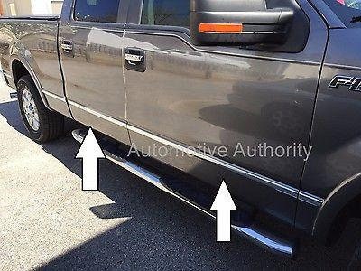 thumbnail image 2 of Jecar Chrome Window Bottom Sill Trim Covers For 2009-2014 Ford F-150 Raptor 4 Door – Set Of 4, Self-Adhesive 2 of 6