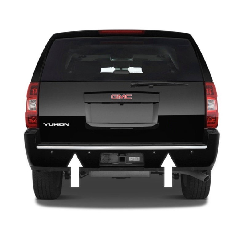 Chrome Rear Bumper Trim Molding Kit for 0714 GMC Yukon / Etsy