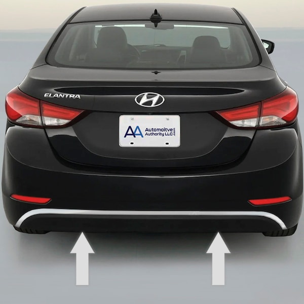 Chrome Rear Bumper Trim For HYUNDAI ELANTRA 11-16